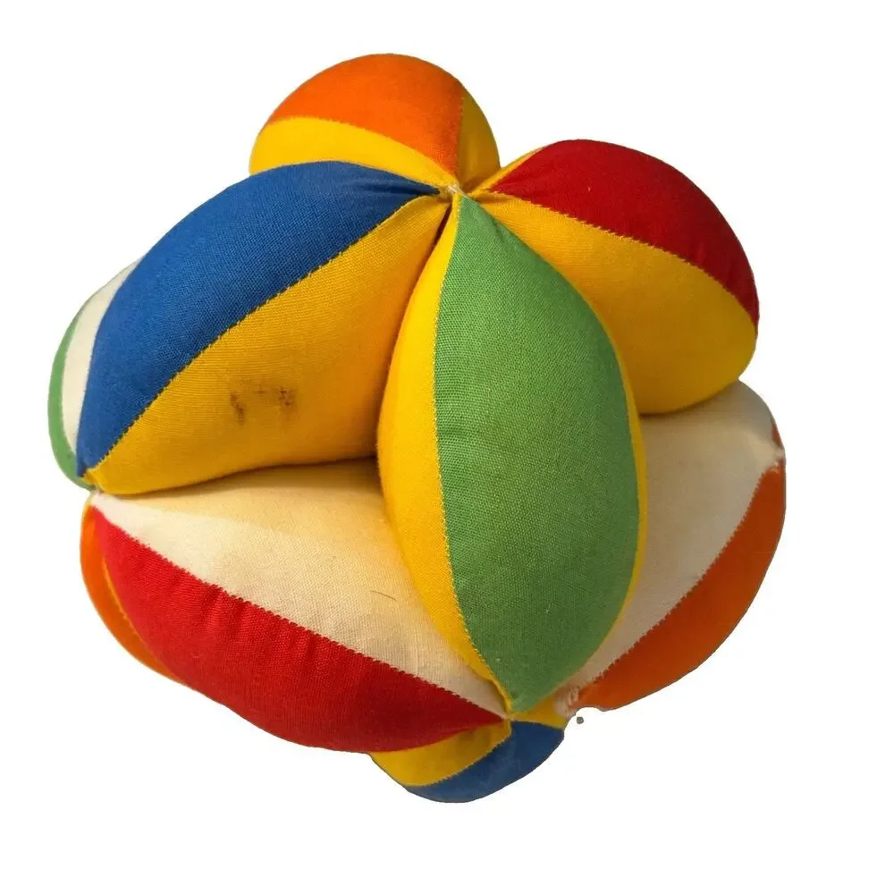 Baby Montessori Puzzle Grab Ball Sensory Clutch Pre-school Learning Toy Vibrant